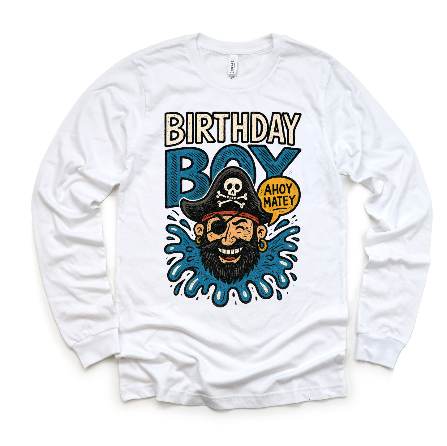 Pirate Birthday Boy Shirt - Boys Birthday Tee MZ32