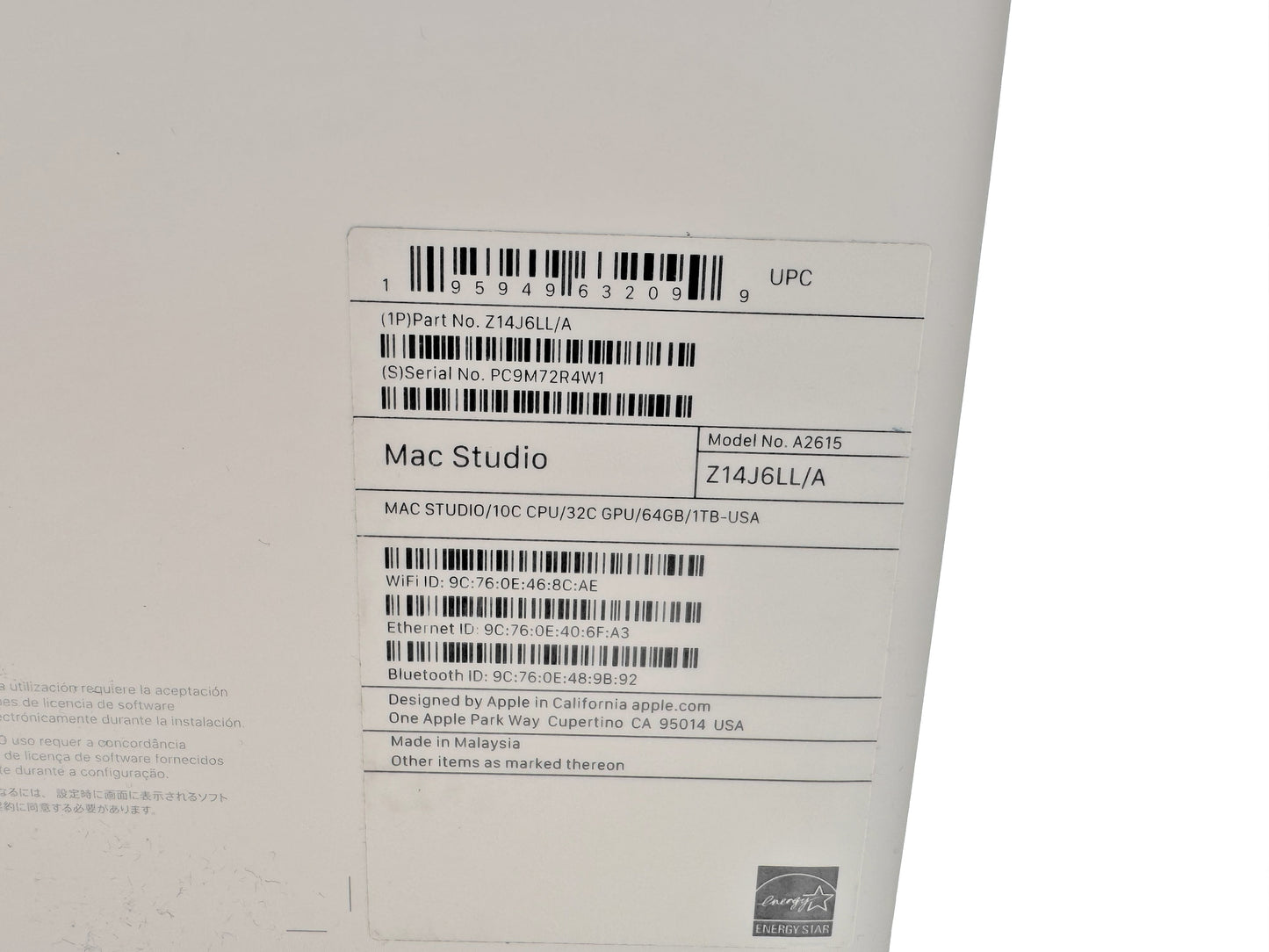 Mac Studio (2022) – Apple M1 Max 24-Core GPU – 64GB RAM 1TB SSD | Brand New
