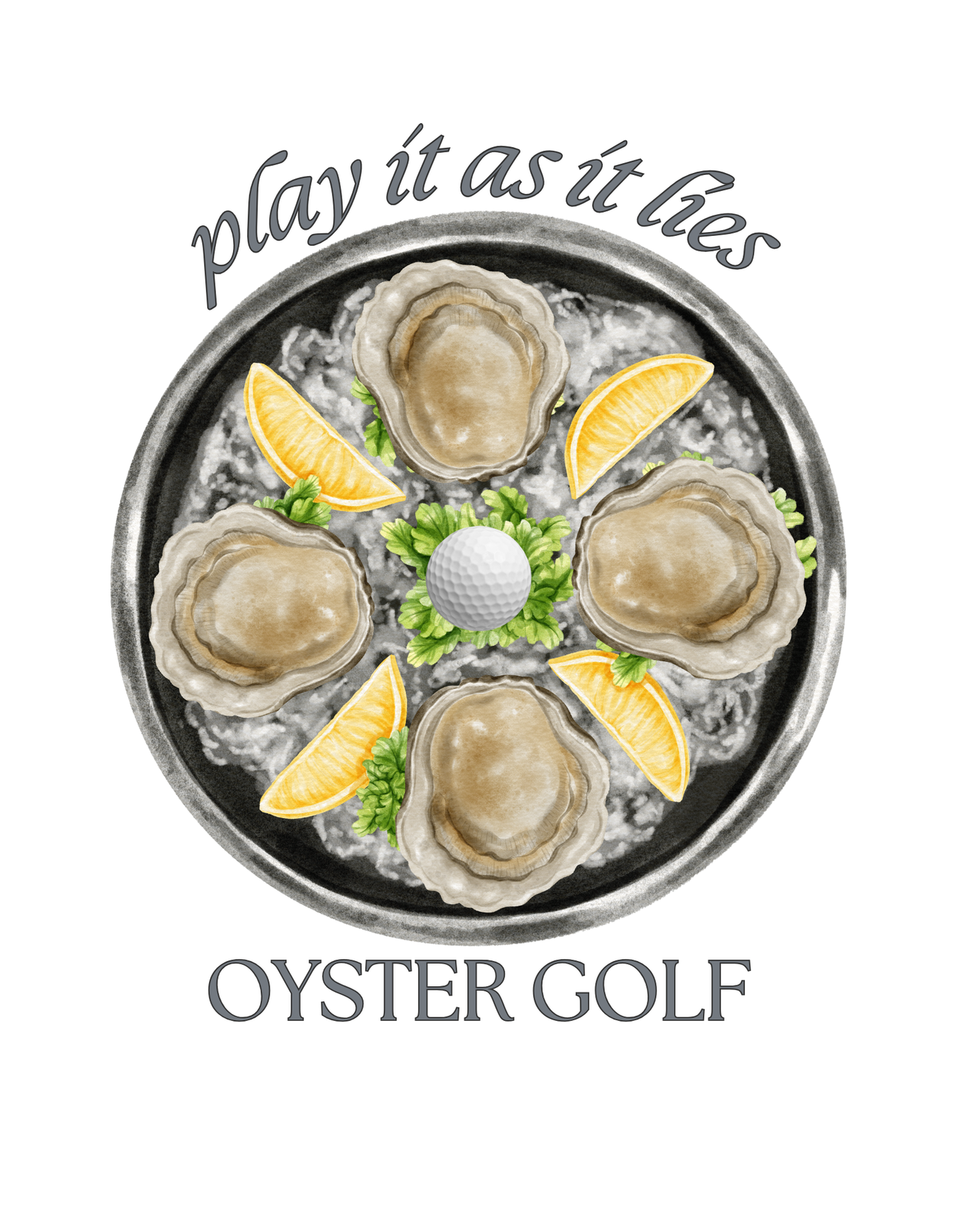 play it as it lies pocket tee Oyster Brands