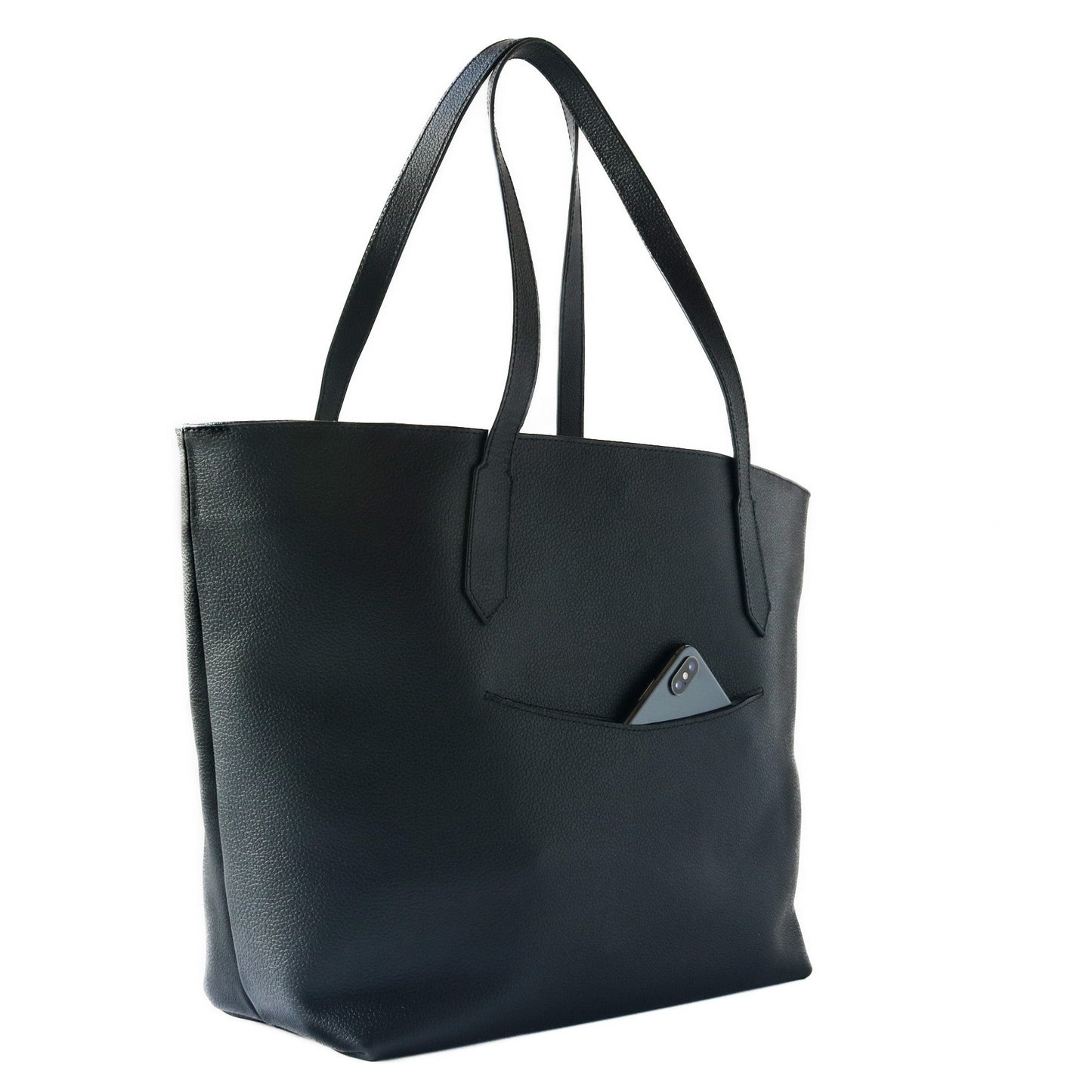 Leather Spacious Tote Bag Martina by Tin Marin