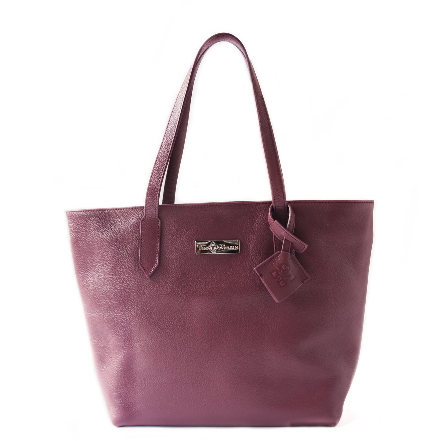 Leather Spacious Tote Bag Martina by Tin Marin
