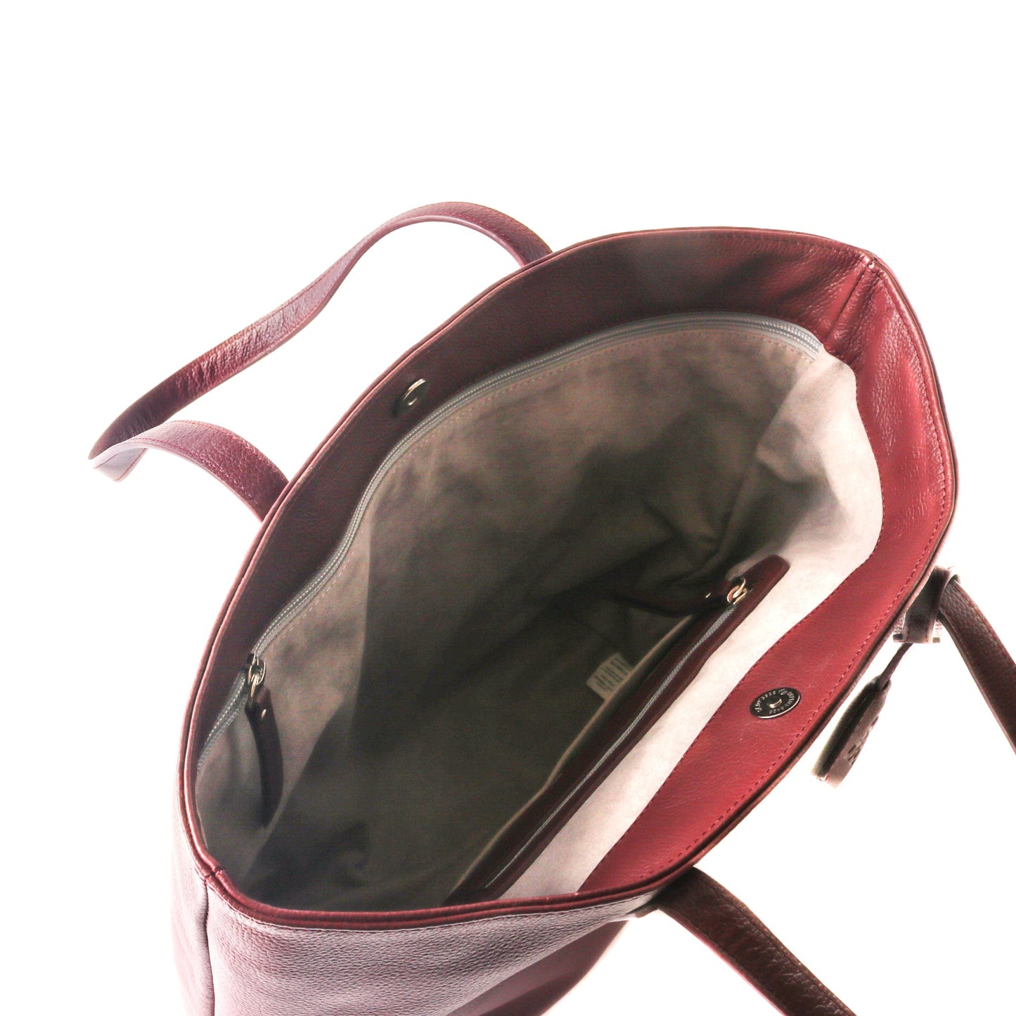 Leather Spacious Tote Bag Martina by Tin Marin