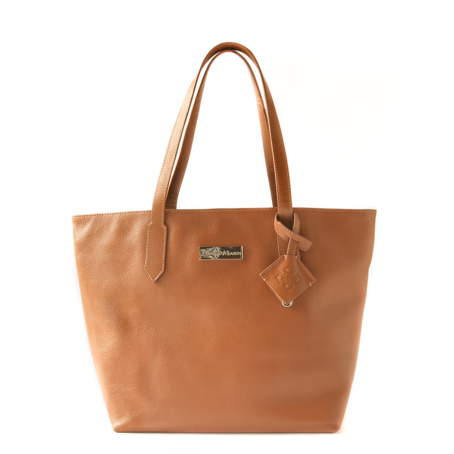 Leather Spacious Tote Bag Martina by Tin Marin