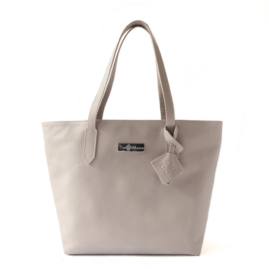 Leather Spacious Tote Bag Martina by Tin Marin