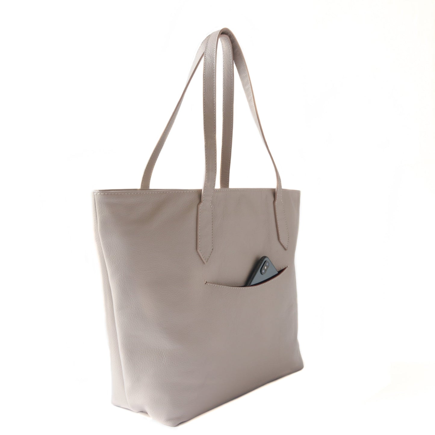 Leather Spacious Tote Bag Martina by Tin Marin