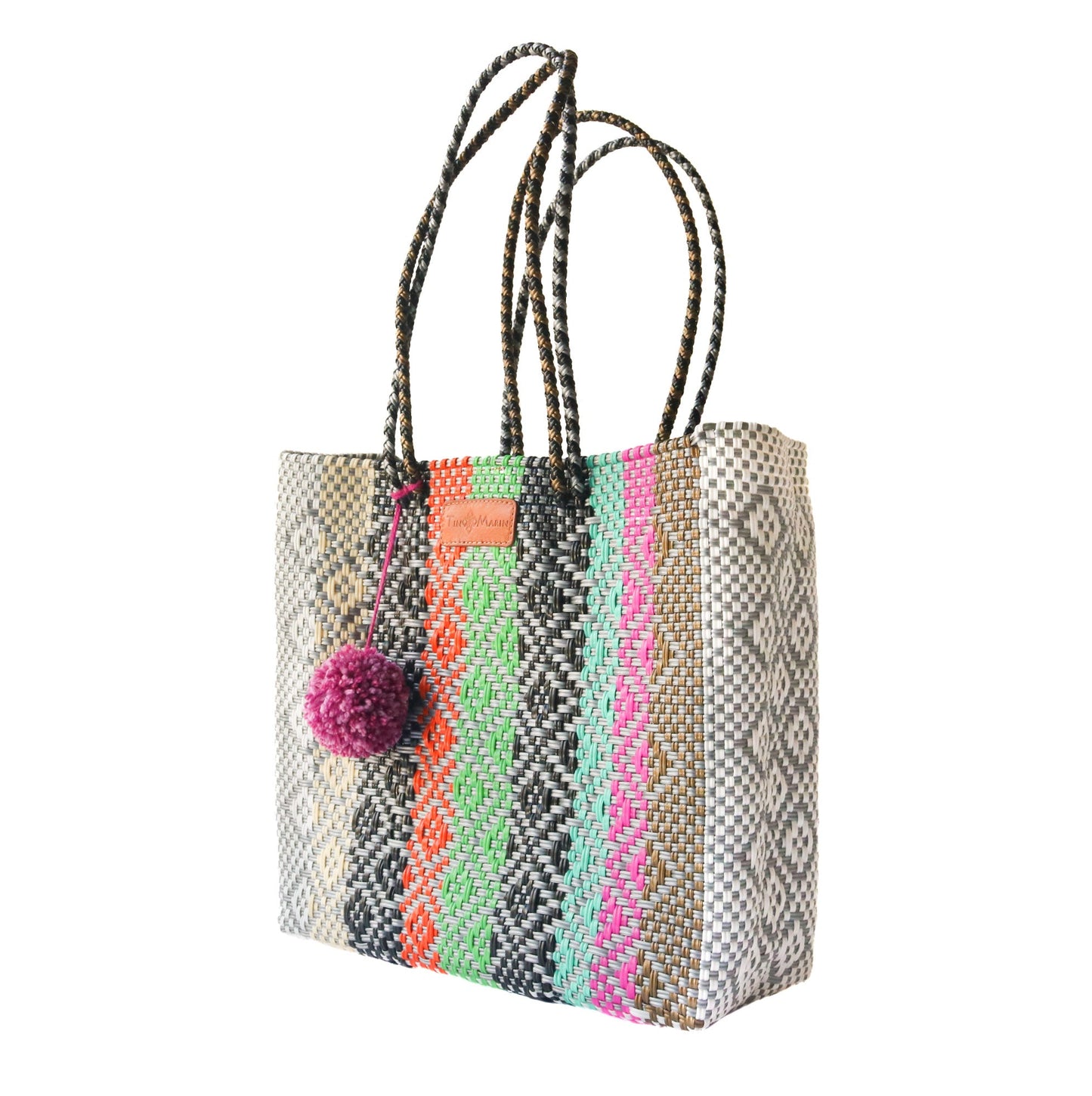Maya Woven Eco-Friendly Tote Bag by Tin Marin