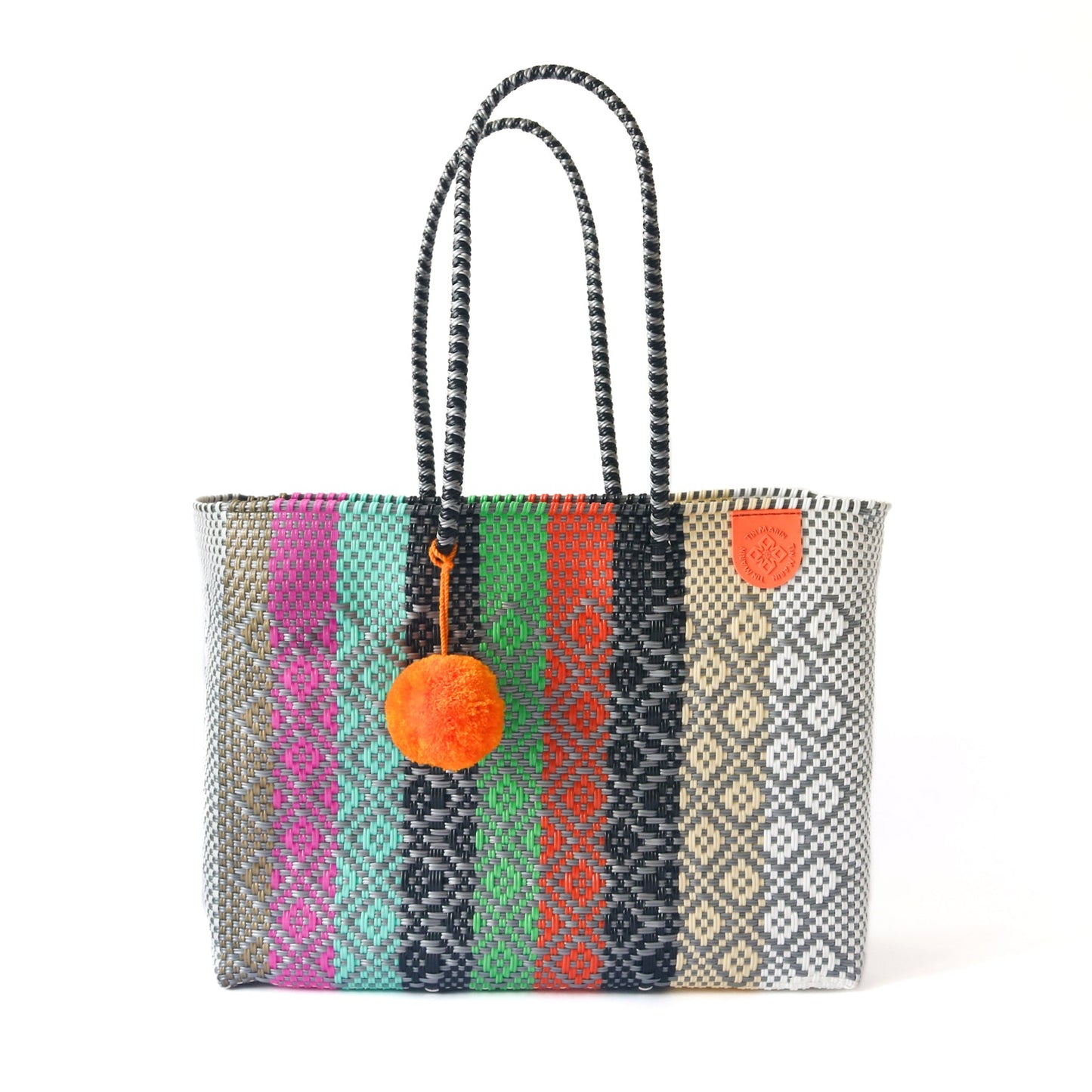 Maya Woven Super Tote Water-Resistant Tote Bag Tin Marin