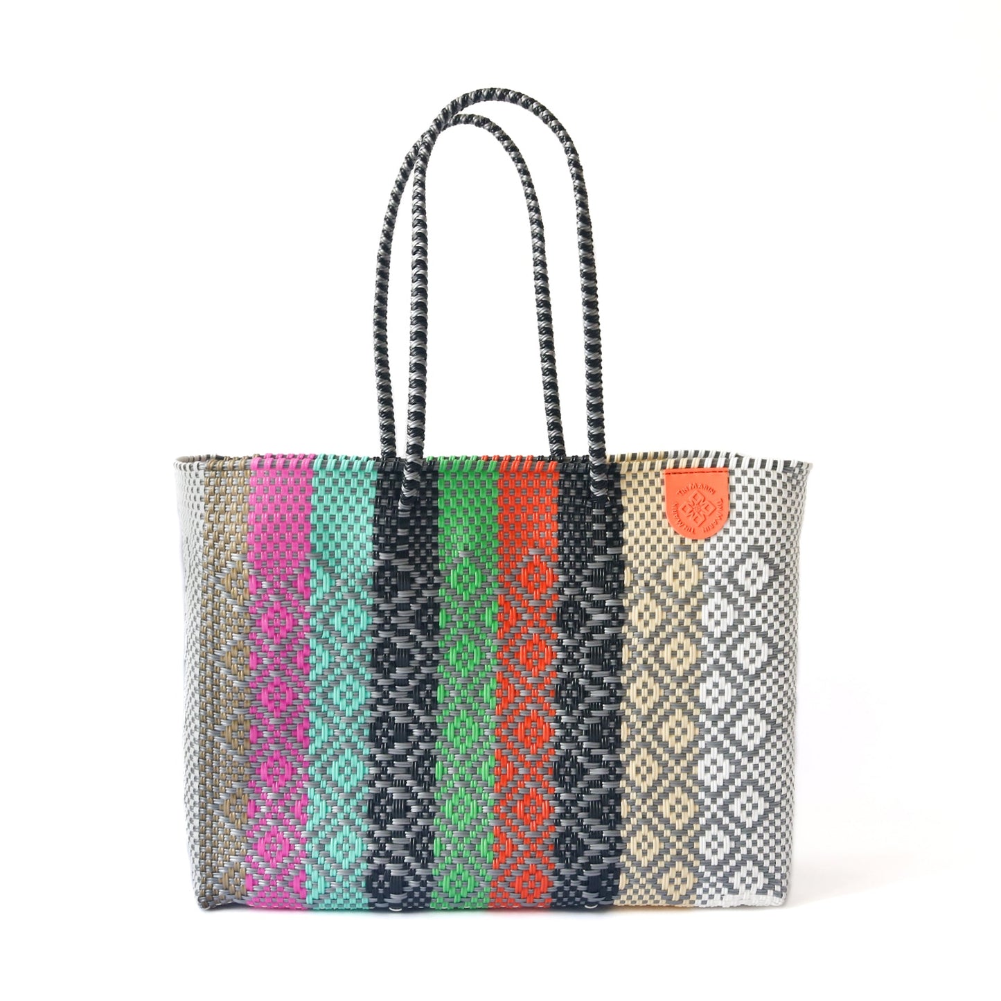 Maya Woven Super Tote Water-Resistant Tote Bag Tin Marin