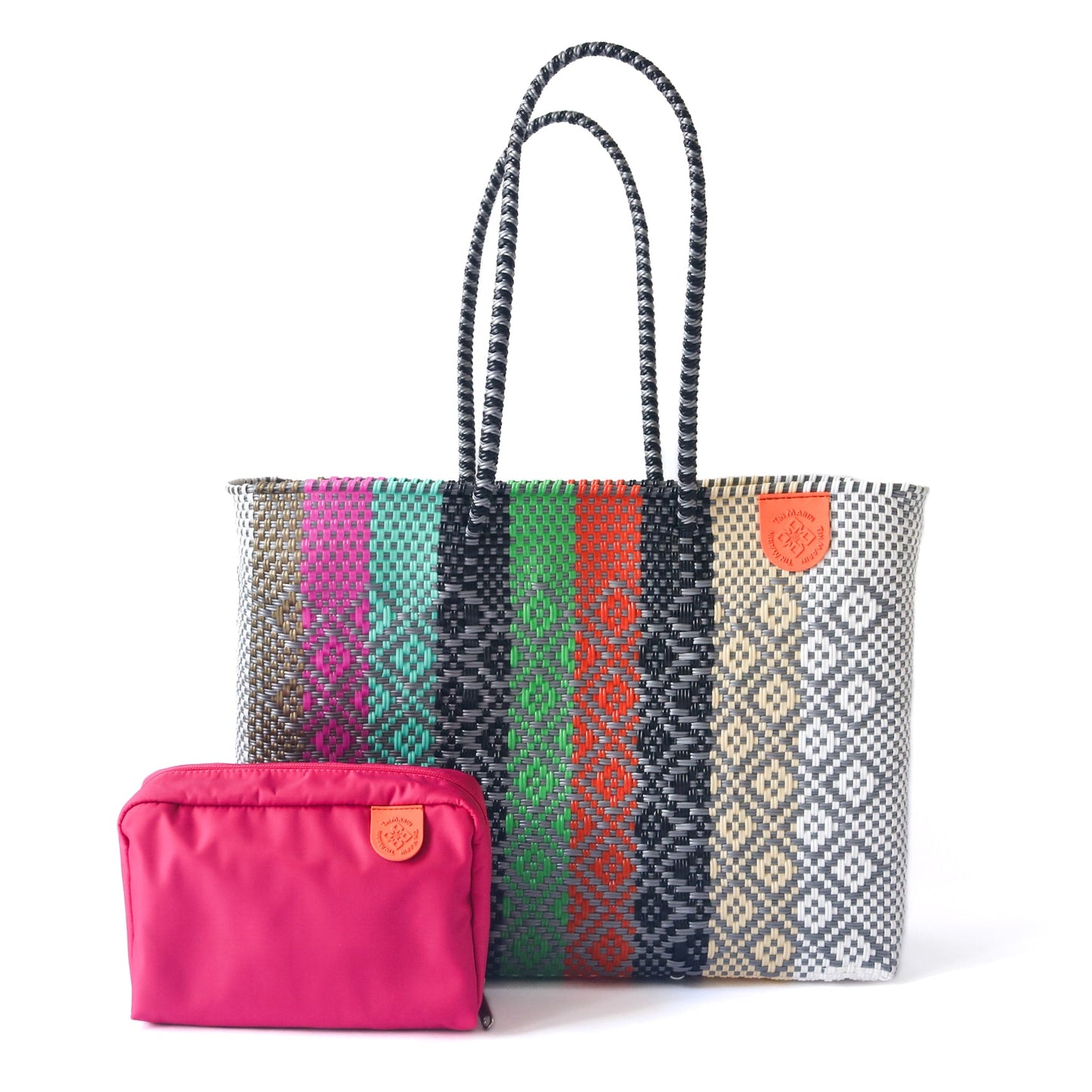 Maya Woven Super Tote Water-Resistant Tote Bag Tin Marin