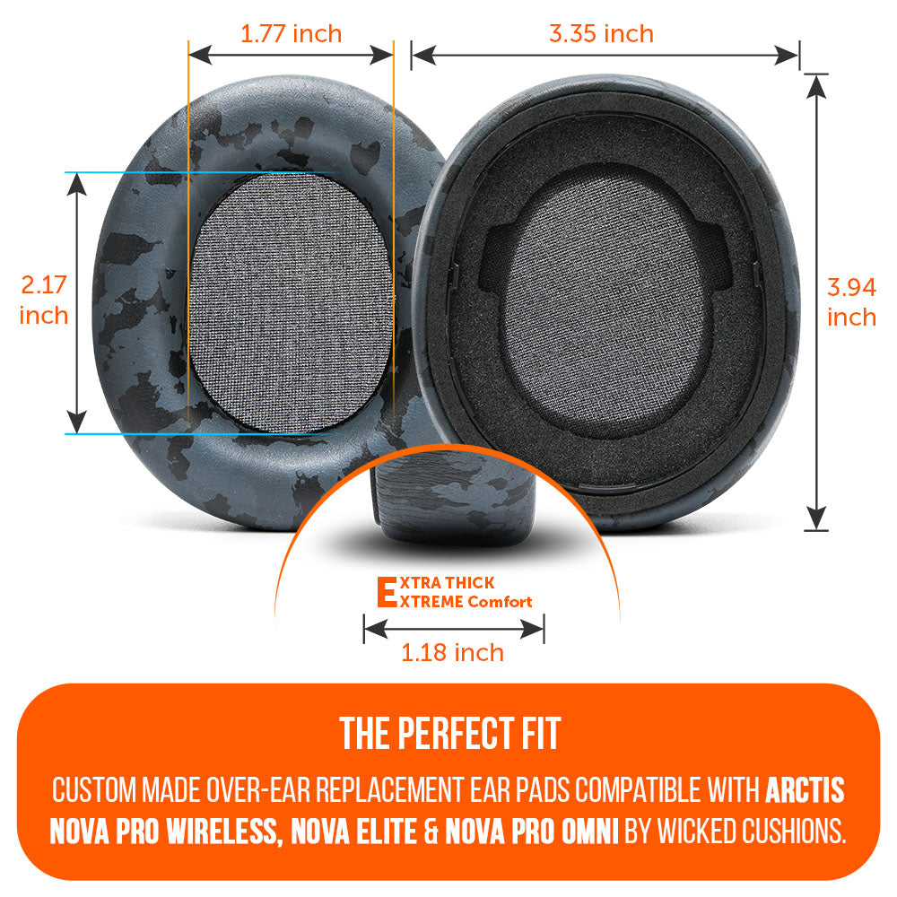 Arctis Nova Pro Wireless, Nova Elite & Nova Pro Omni Earpads - WC PadZ Nova Pro Wireless