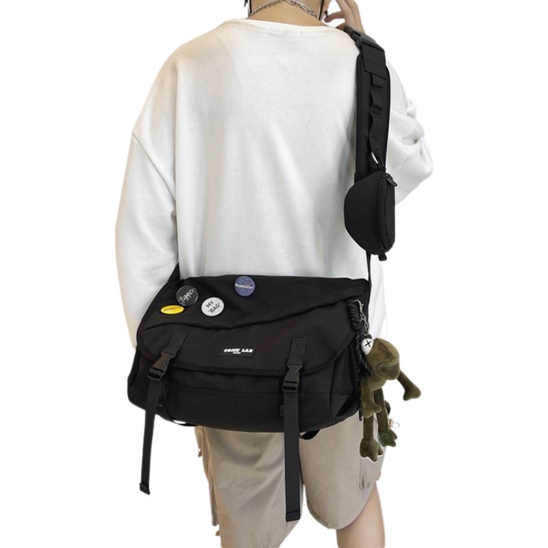 Medium Nylon Messenger Bag