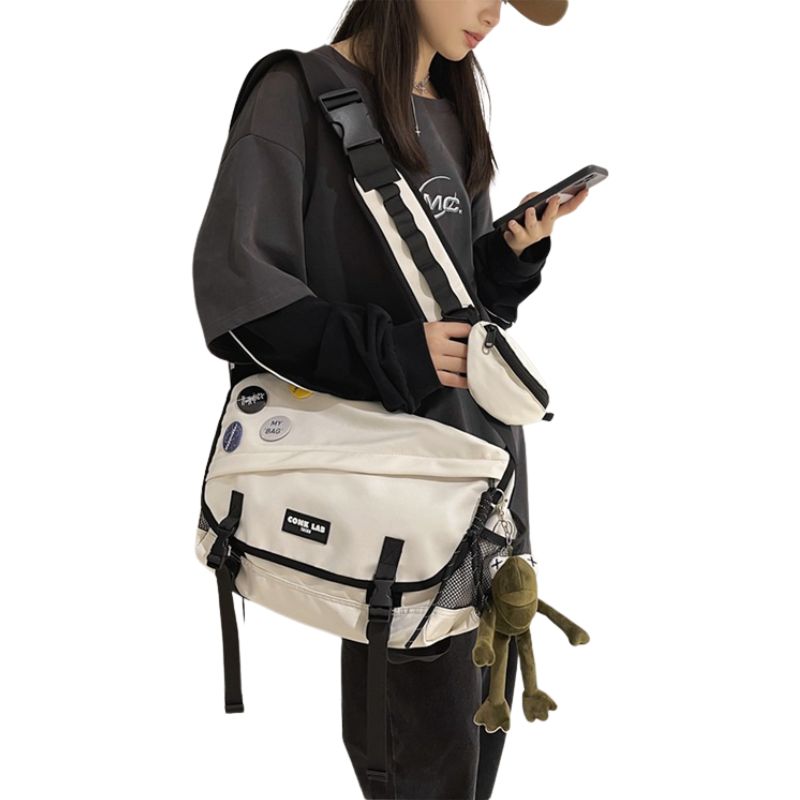 Medium Nylon Messenger Bag