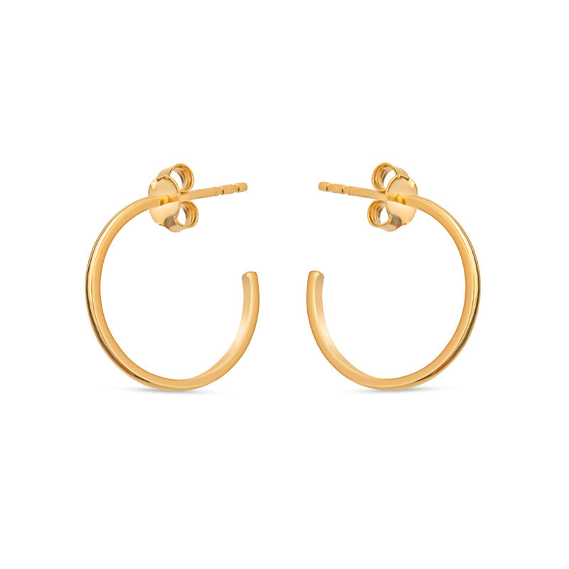 Megan 14K Gold Hoop Earrings