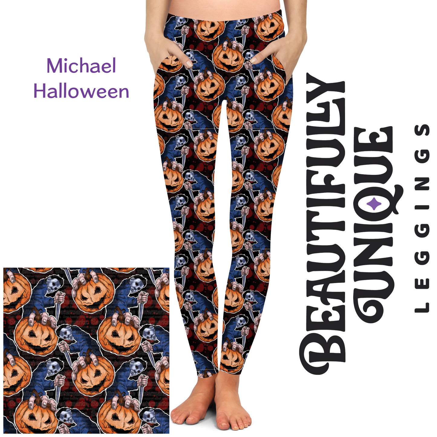 Michael Halloween (Semi-Exclusive) - Pocket Leggings