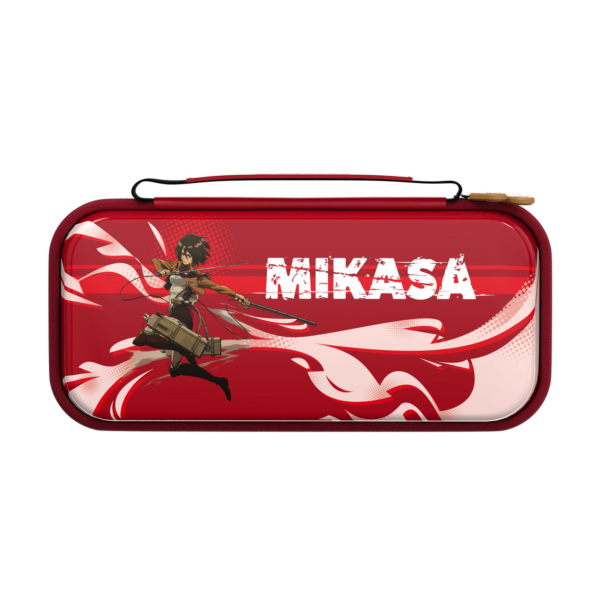 Official Attack on Titan Limited Edition EVA Hard Shell Carrying Case - Mikasa Red