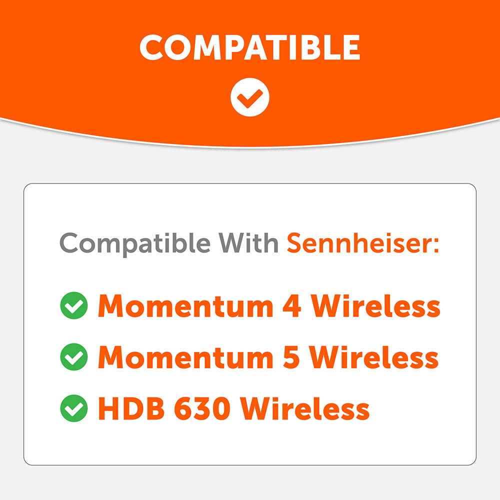 Sennheiser Momentum 4, 5 & HDB 630 Earpads - WC PadZ Momentum 4, 5 & HDB 630
