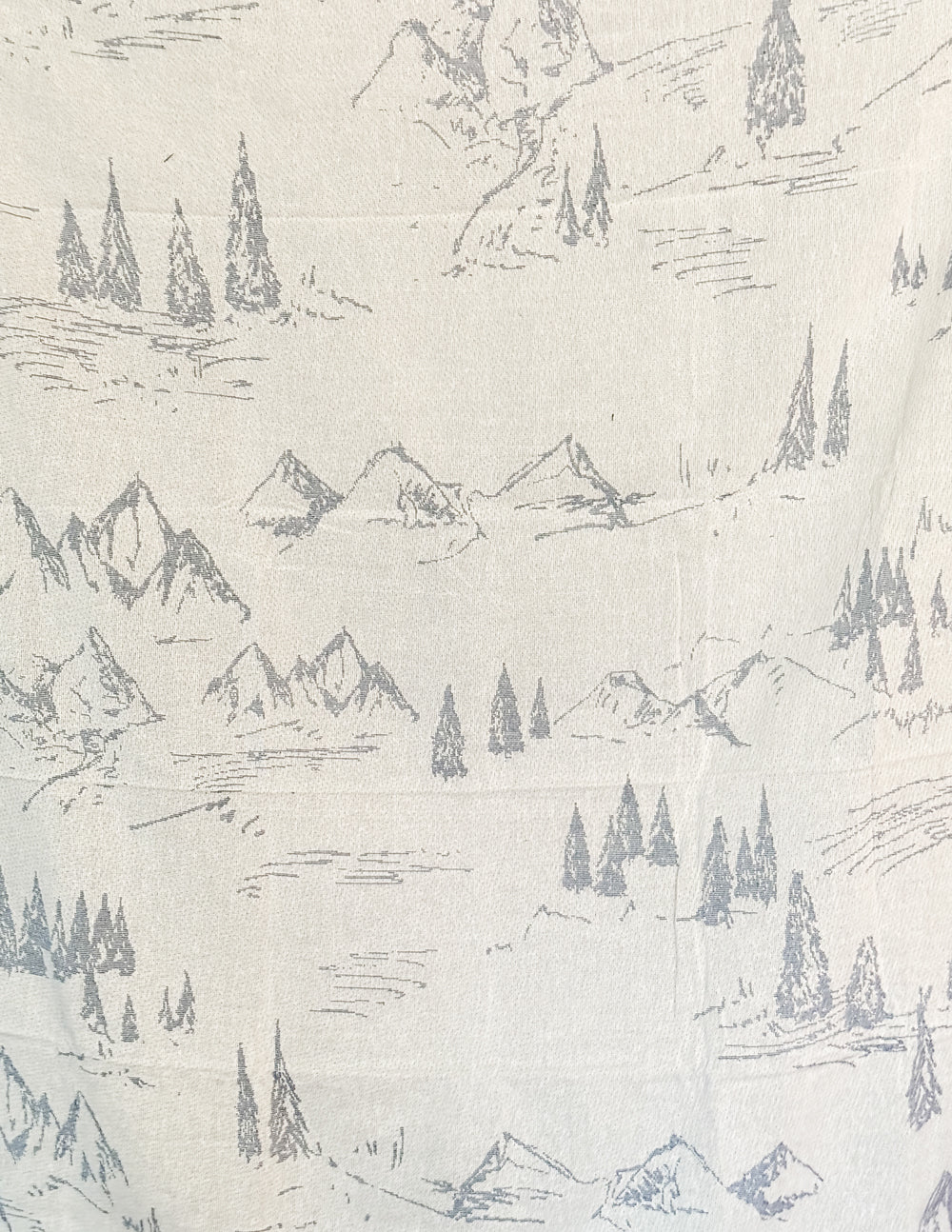 Mountainscape Throw Blanket