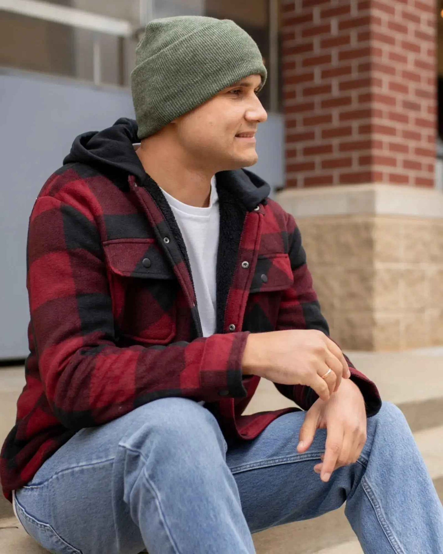 NEW HAAKWEAR H-Stitch Cuffed Beanie - Designed and Made in USA (Patented Design)