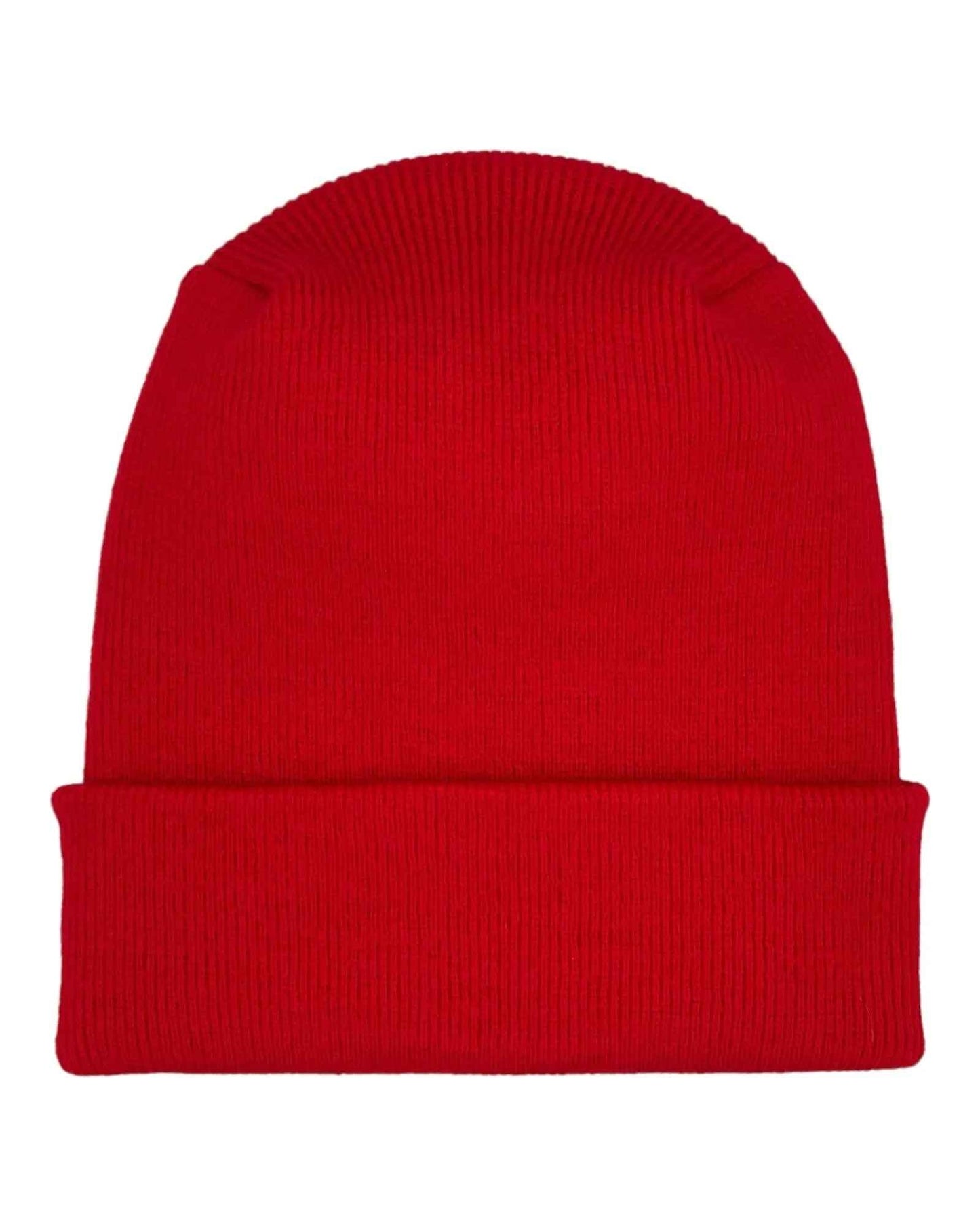 NEW HAAKWEAR H-Stitch Cuffed Beanie - Designed and Made in USA (Patented Design) - Scarlet Red
