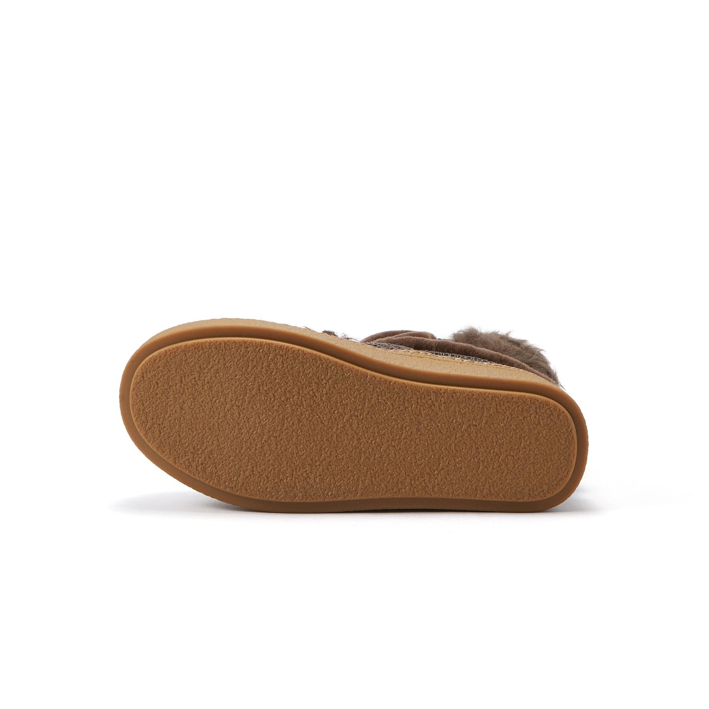 Sheepskin Cold Weather Range Mixed Texture with Nordic Braid Trims NJORDE BURNT