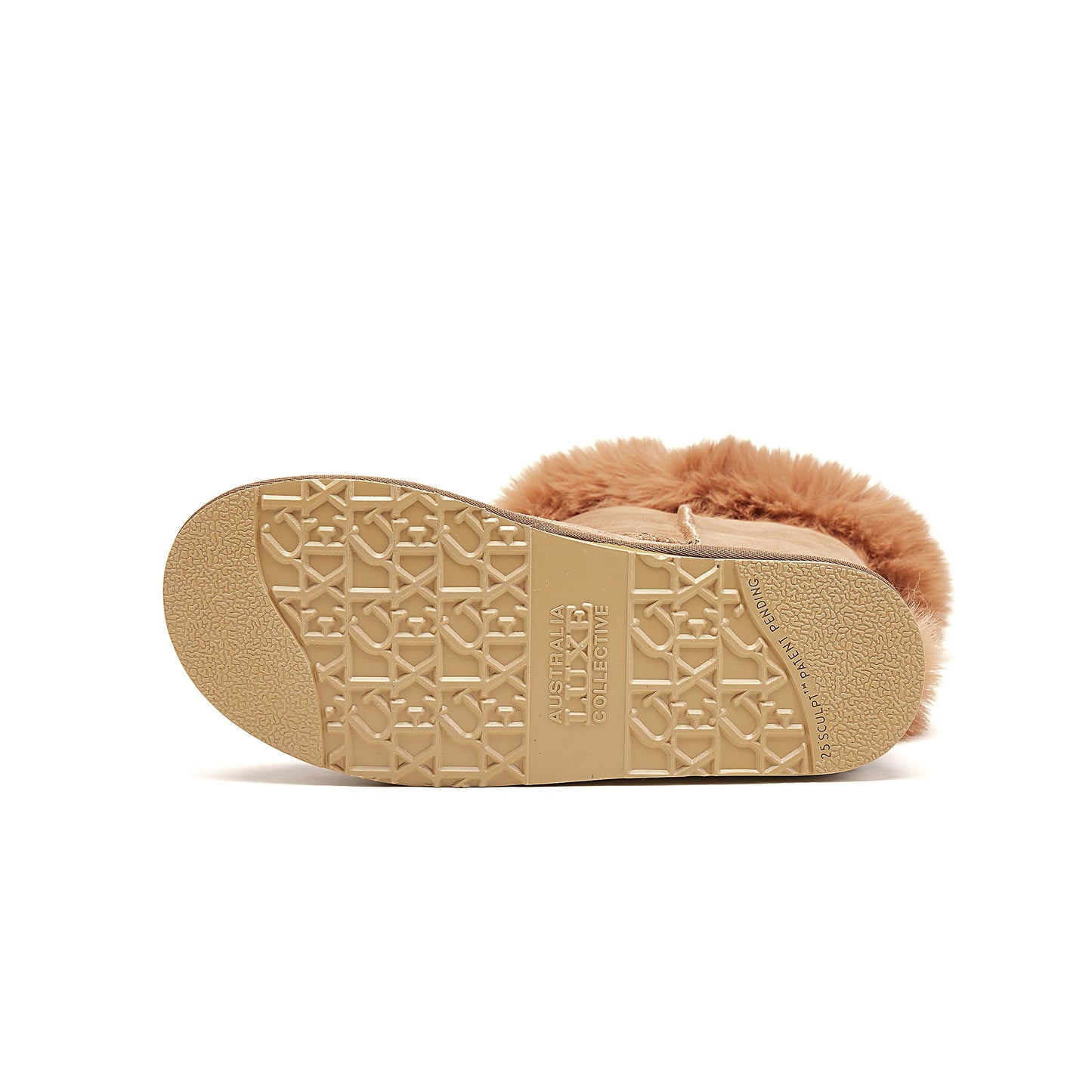 Tall Chestnut Nordic Suede Winter Boots