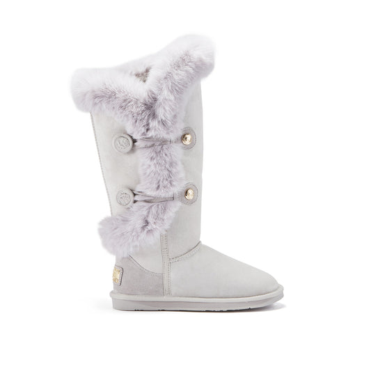 Nordic Tall Ice Gray Suede Winter Boots Australia Luxe Collective