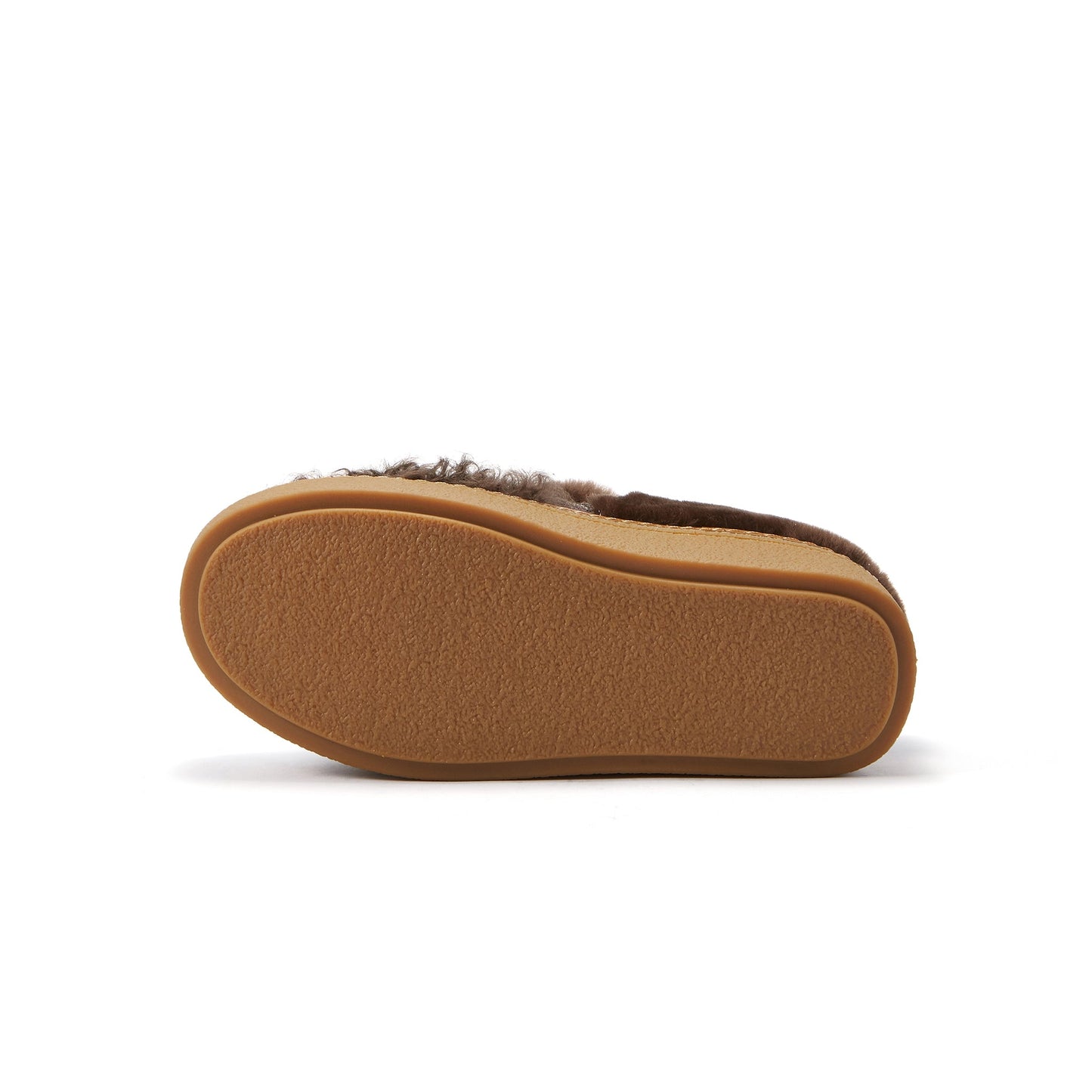 Cold Weather Mixed Texture Sheepskin Loafer NORDSKE BURNT