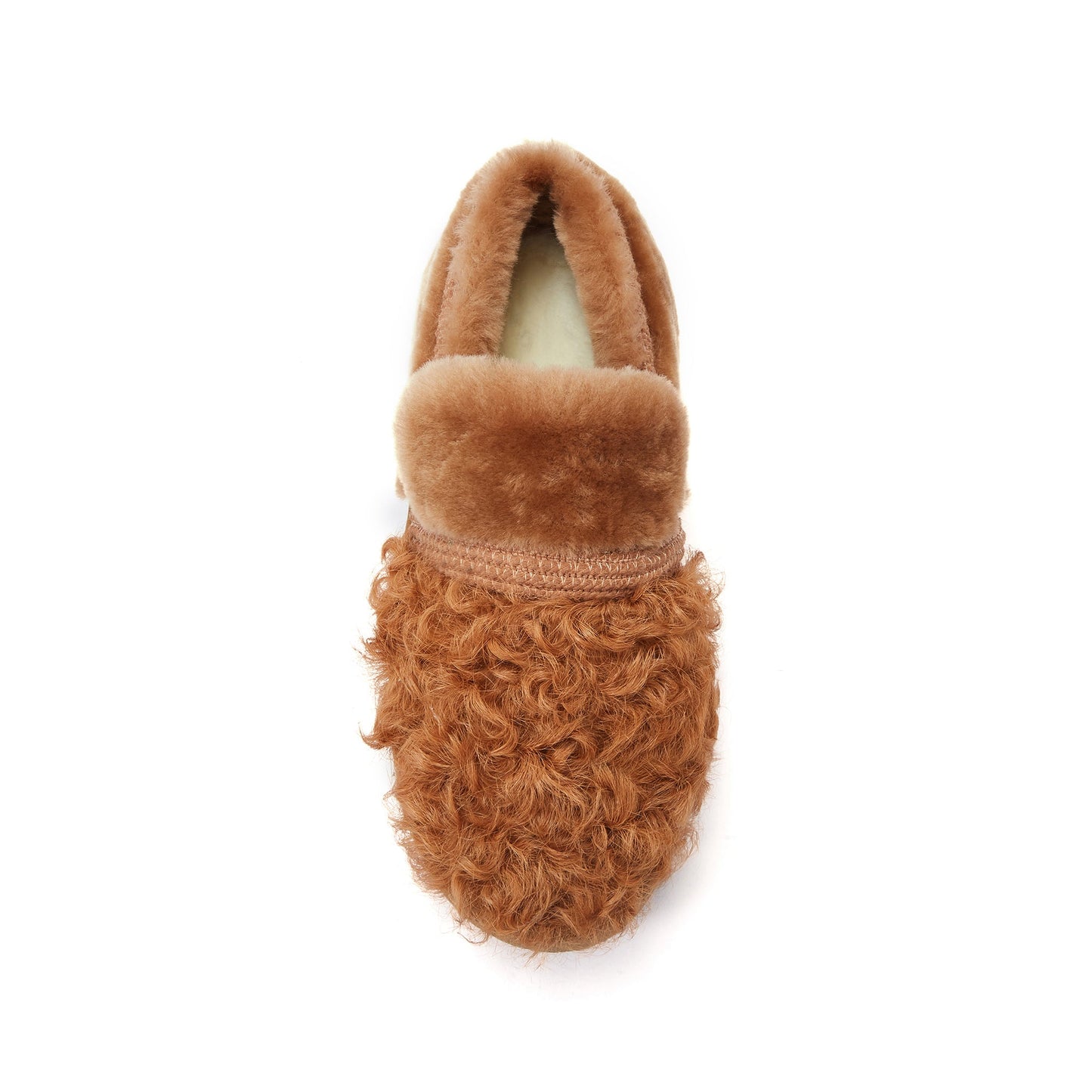 Nordske Tan Mixed Texture Sheepskin Loafer Australia Luxe Collective
