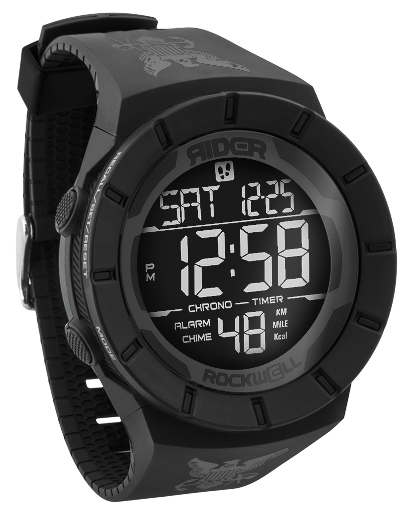 Coliseum Fit™ Phantom Black Navy Edition Tactical Watch