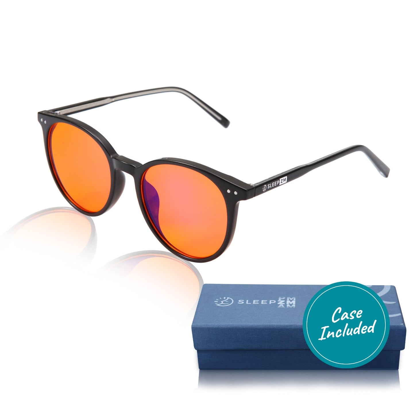 Night-time Oracle Blue Light Blocking Glasses Black by Sleep ZM