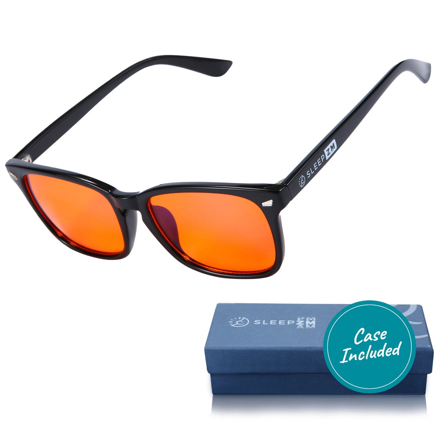 Night-Time Wayfarer Blue Light Blocking Glasses Black