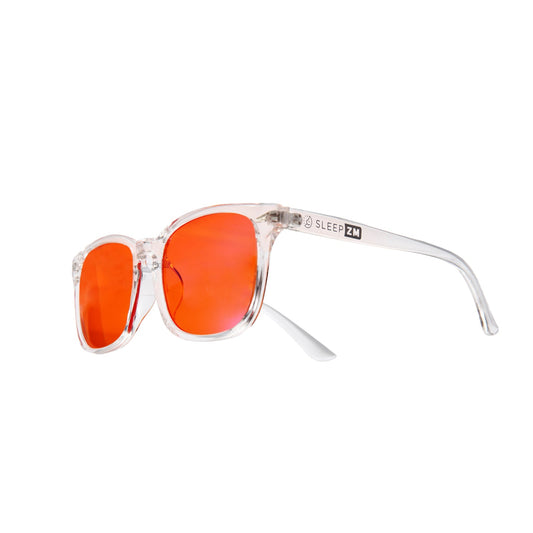 Night-time Wayfarer Blue Light Blocking Glasses Crystal