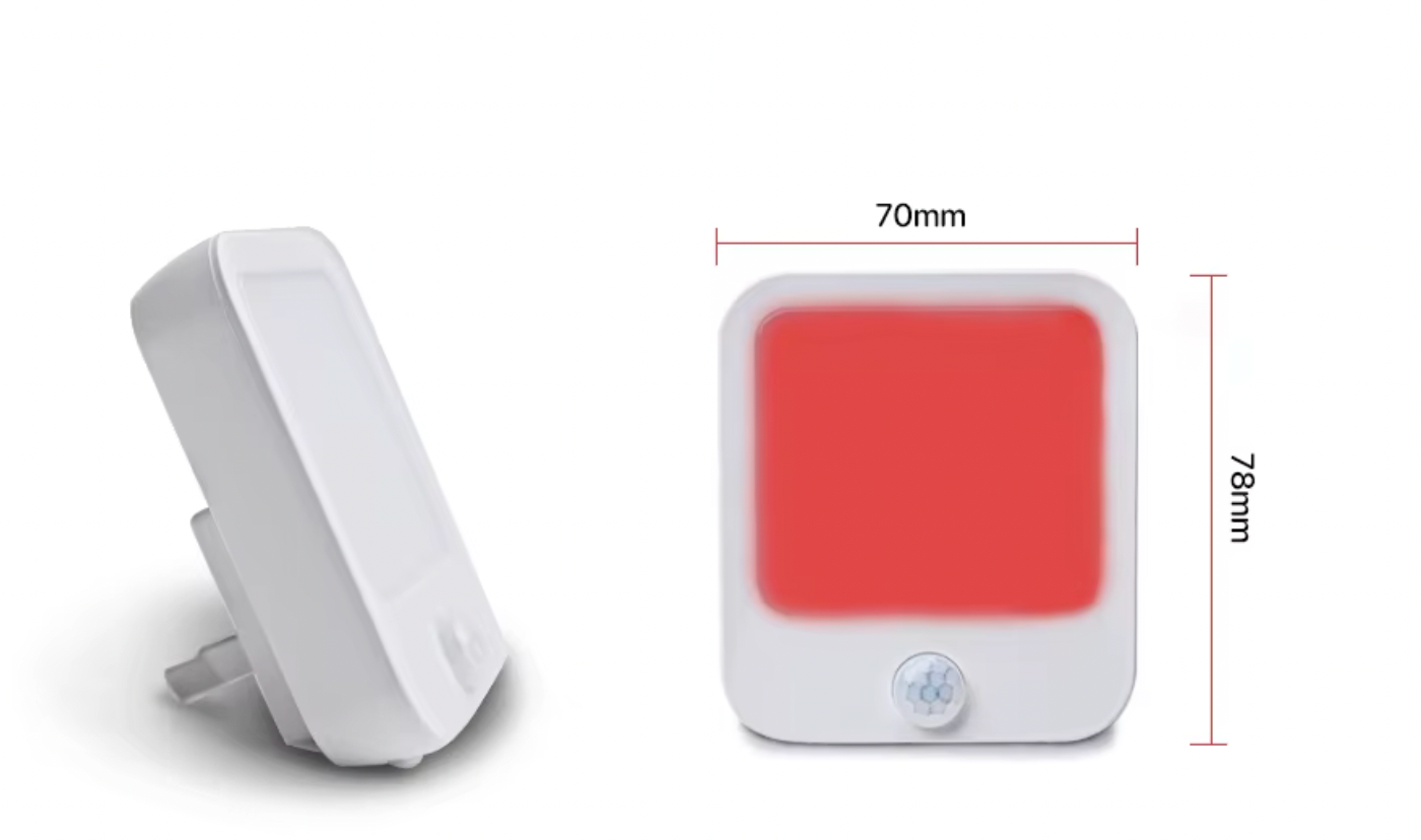 Nightlight Motion Sensing Red Circadian Friendly Nightlight DreamWalkerz