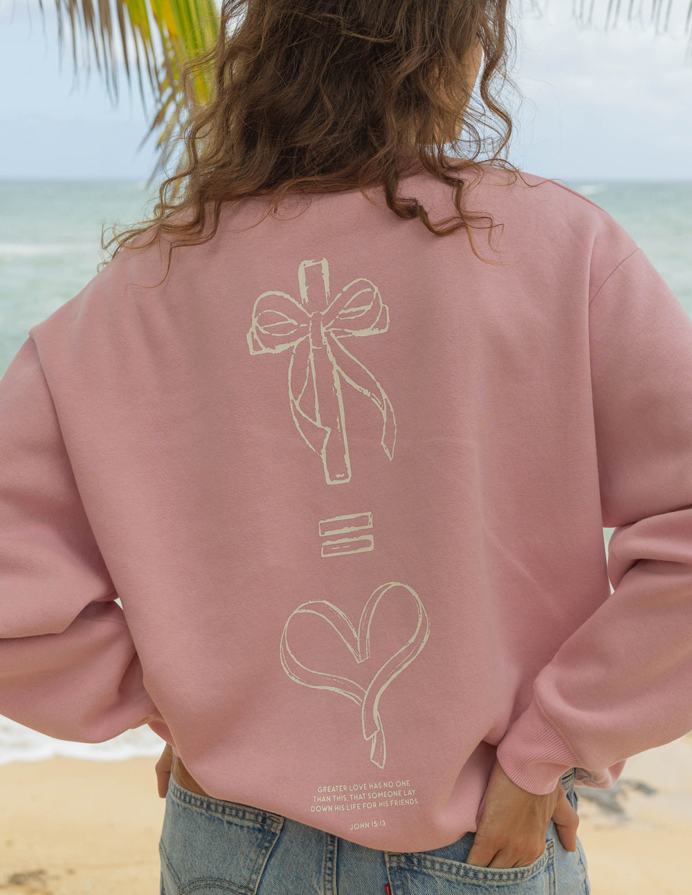 No Greater Love Nectar Relaxed Unisex Crewneck