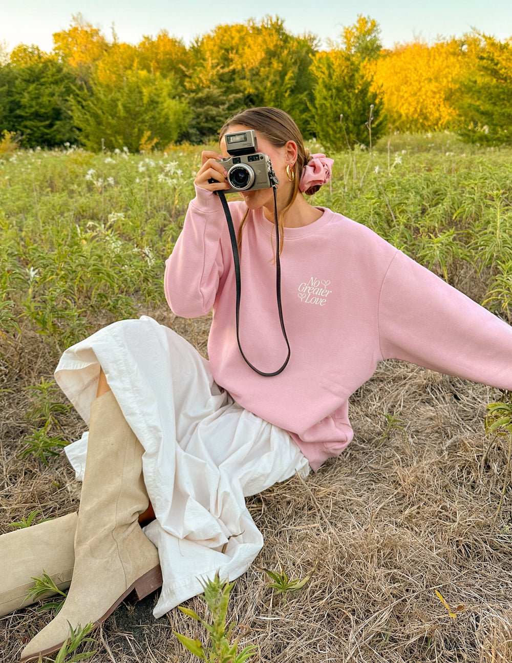 No Greater Love Nectar Relaxed Unisex Crewneck