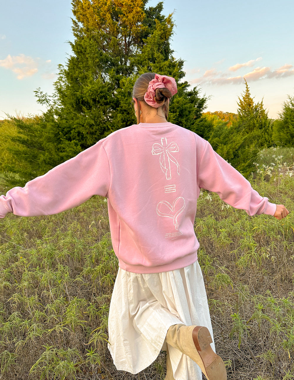 No Greater Love Nectar Relaxed Unisex Crewneck