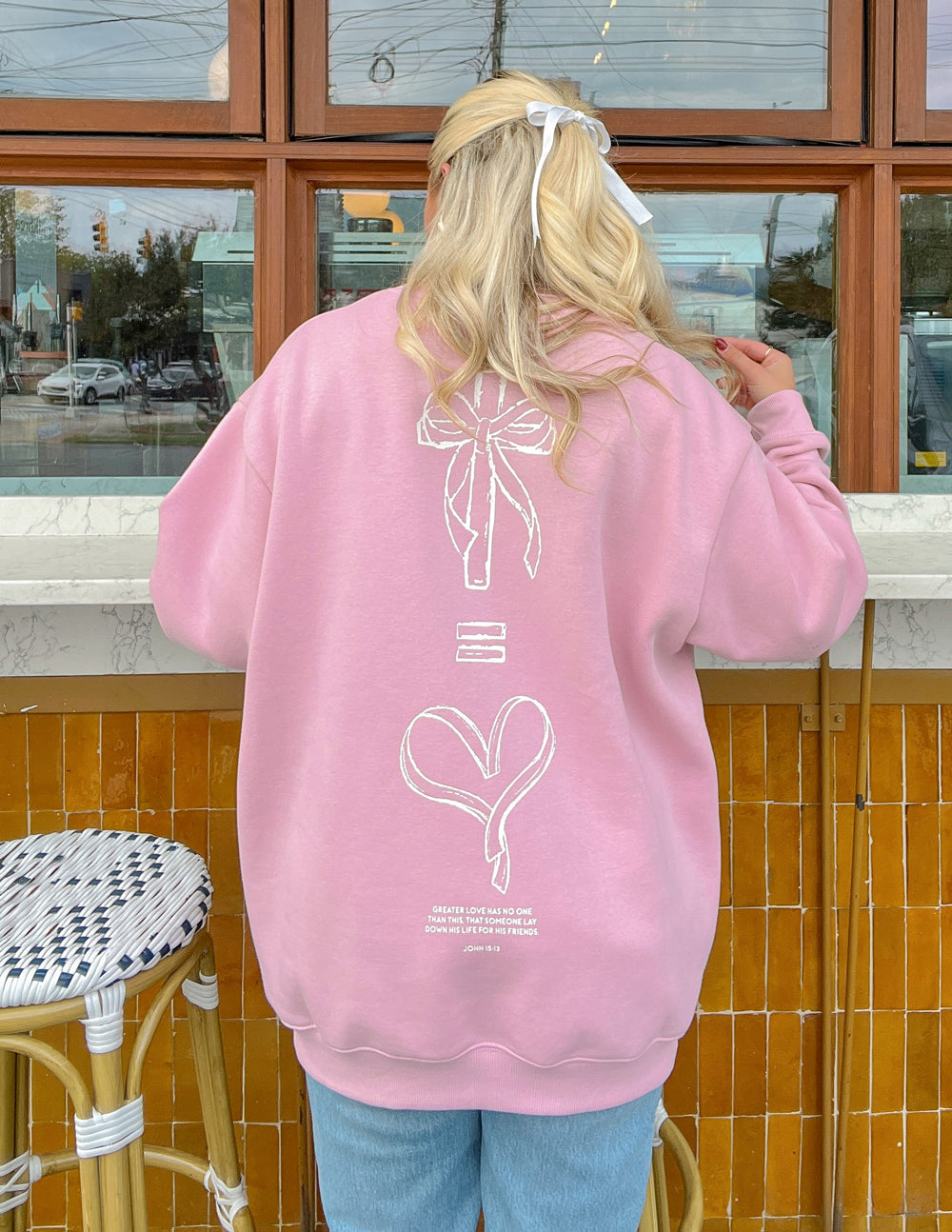 No Greater Love Nectar Relaxed Unisex Crewneck