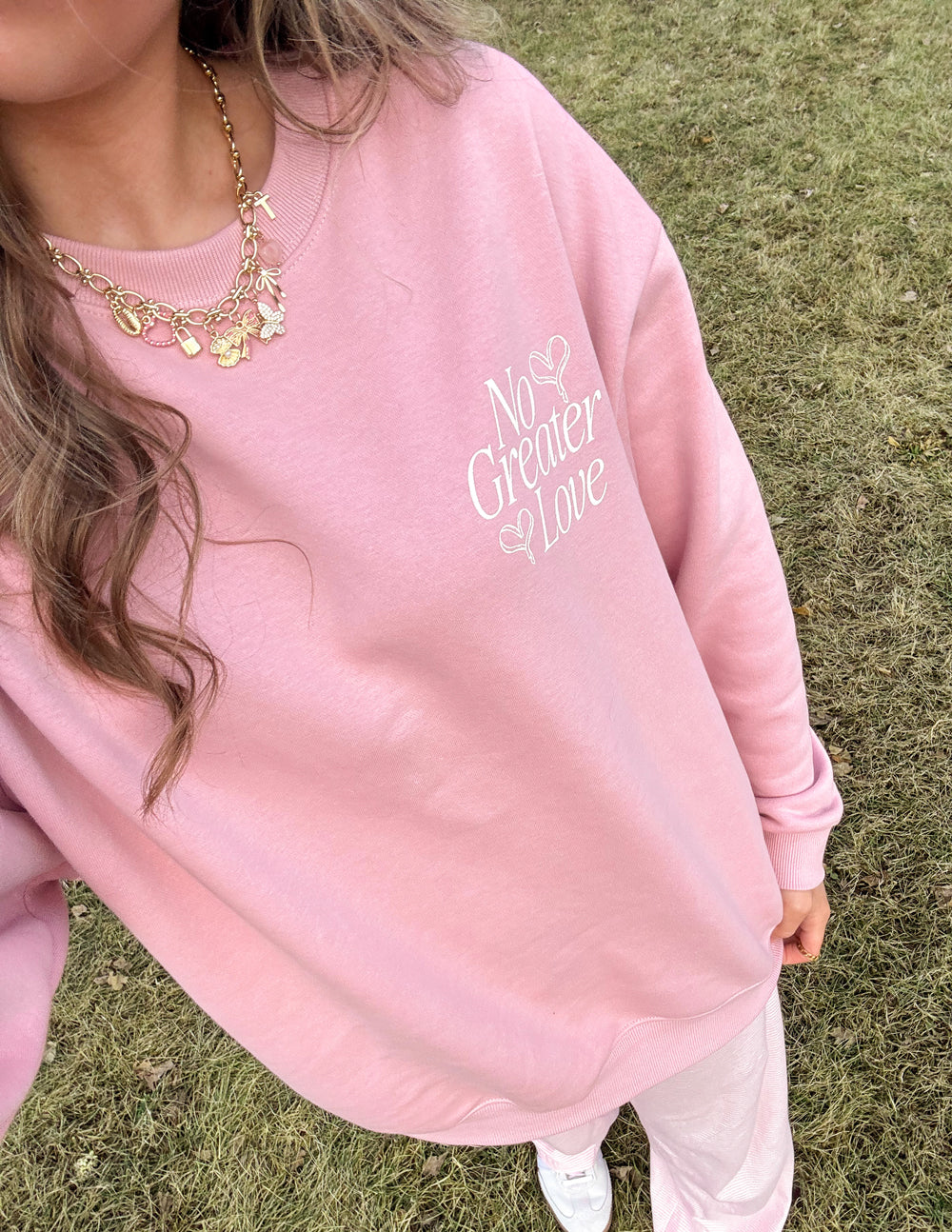 No Greater Love Nectar Relaxed Unisex Crewneck