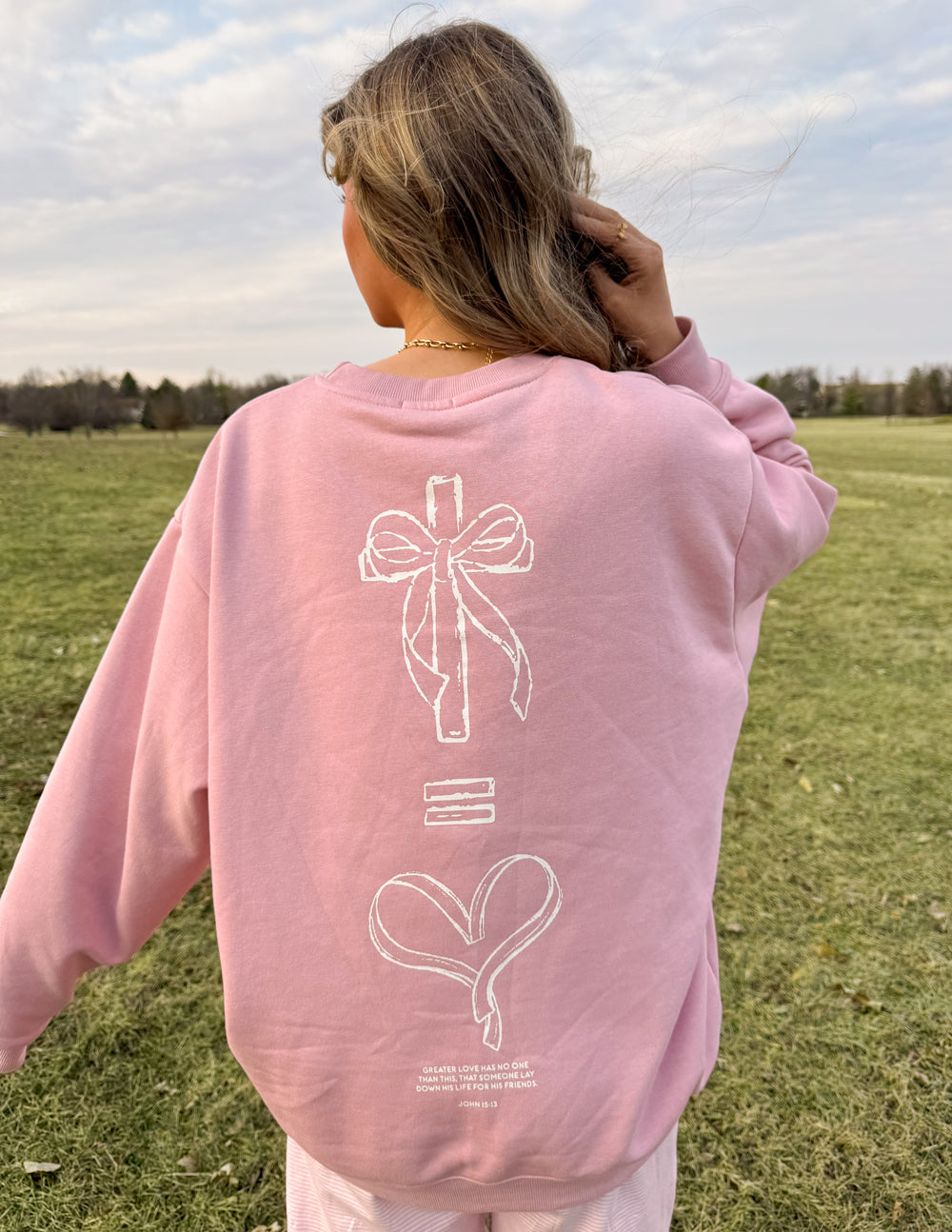 No Greater Love Nectar Relaxed Unisex Crewneck