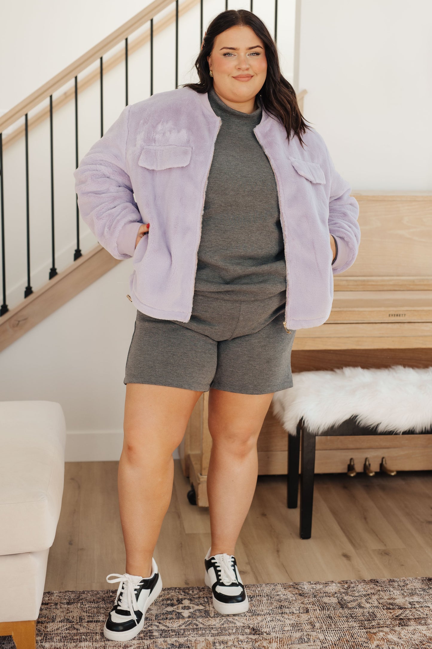 Micro Scuba High Rise Settle In Dad Shorts Sweet Rae's Boutique