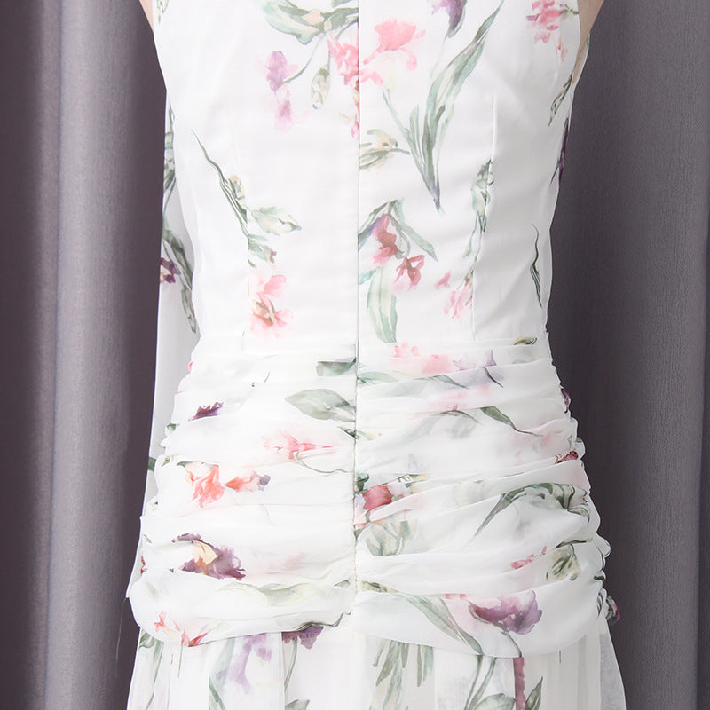 French Elegant Party Event Evening Dress