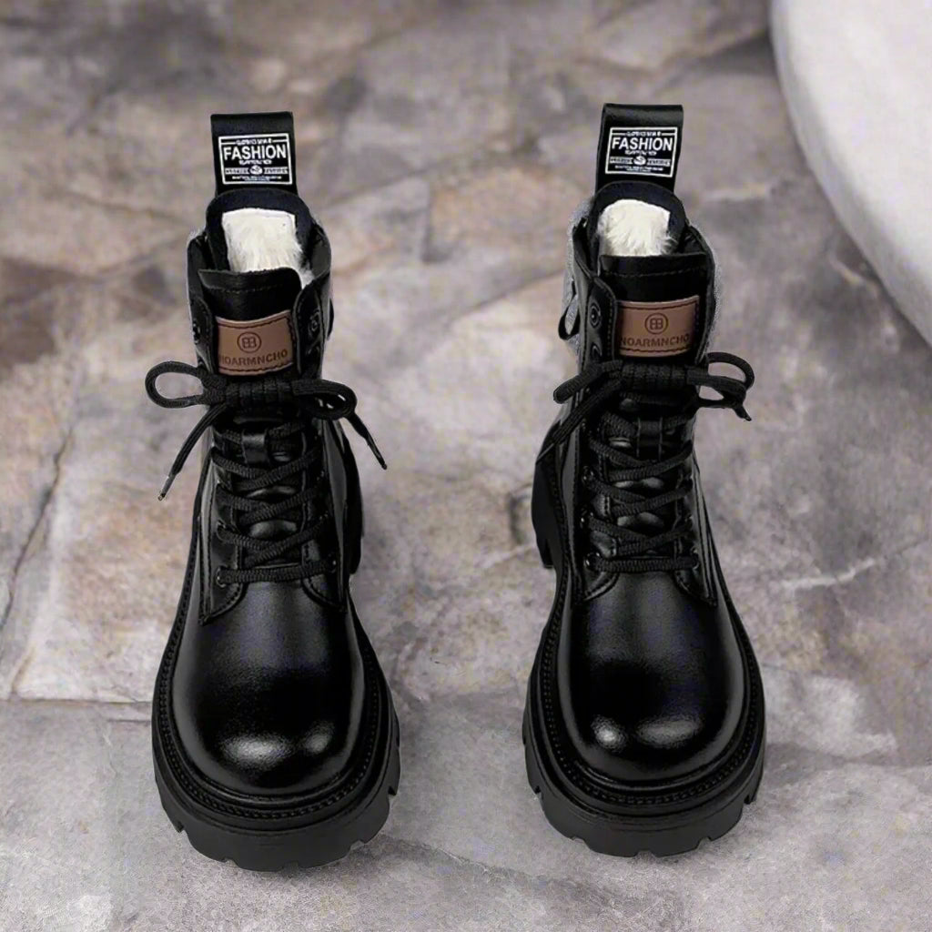 Fur Integrated Thick Bottom Winter Boots