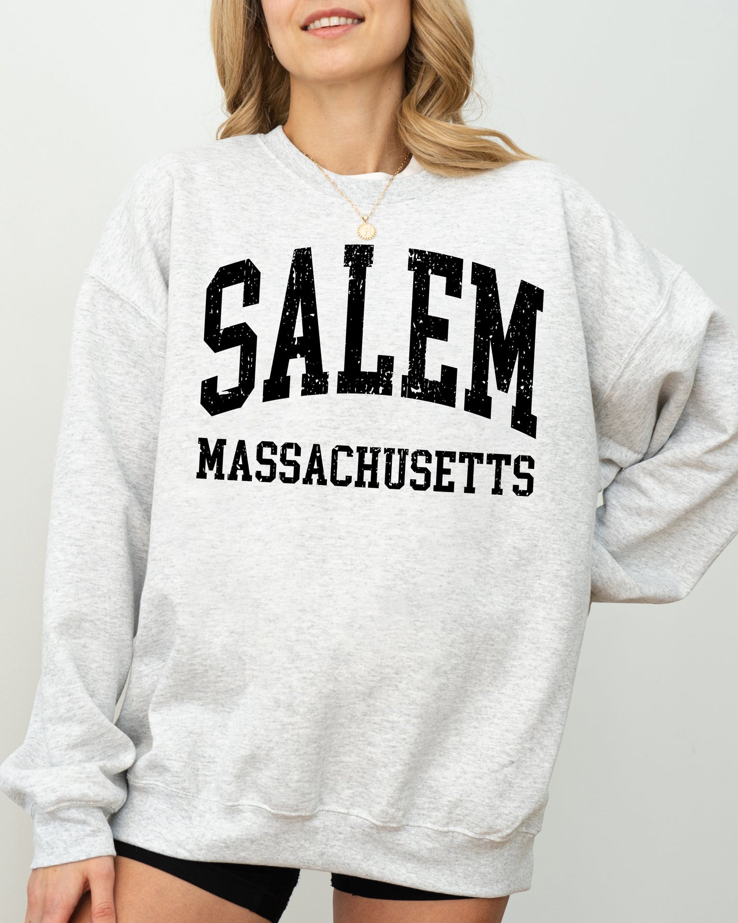 Salem Massachusetts, Funny, Witch, Aesthetic, Meme, Halloween, Spooky, Costume Sweatshirt