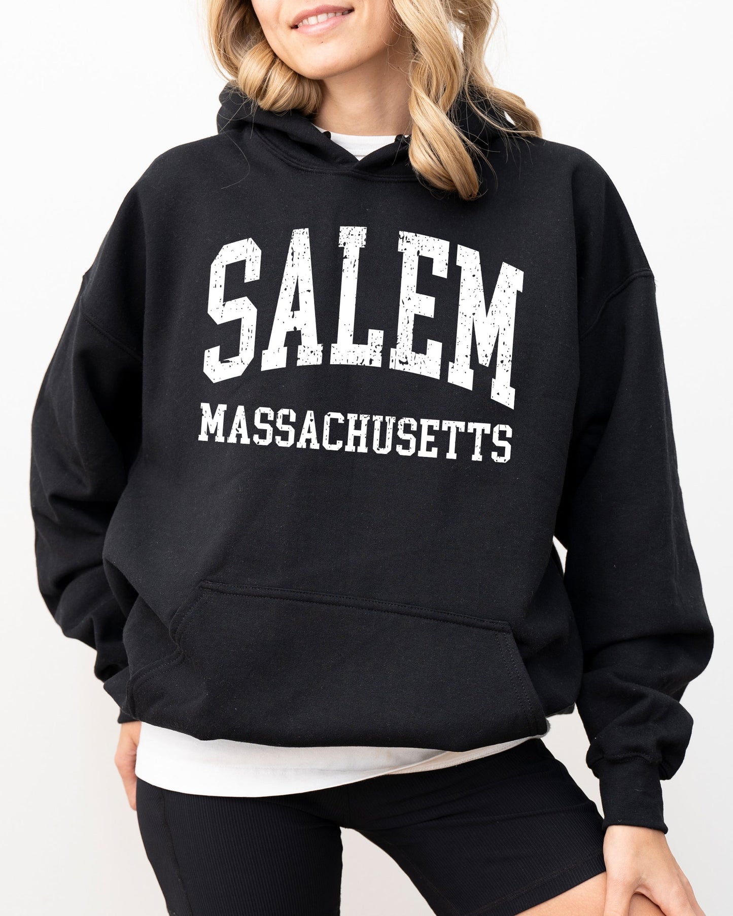 Salem Massachusetts, Funny, Witch, Aesthetic, Meme, Halloween, Spooky, Costume, Hoodie, Hooded Sweatshirt