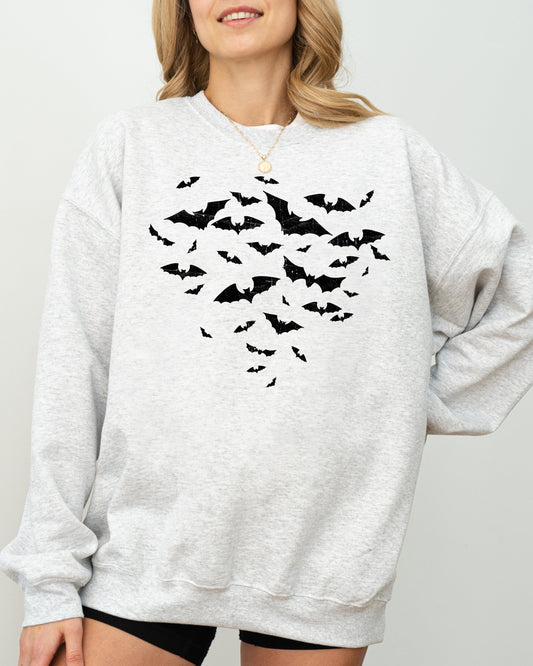 Flying Bats Funny Halloween Costume Sweatshirt