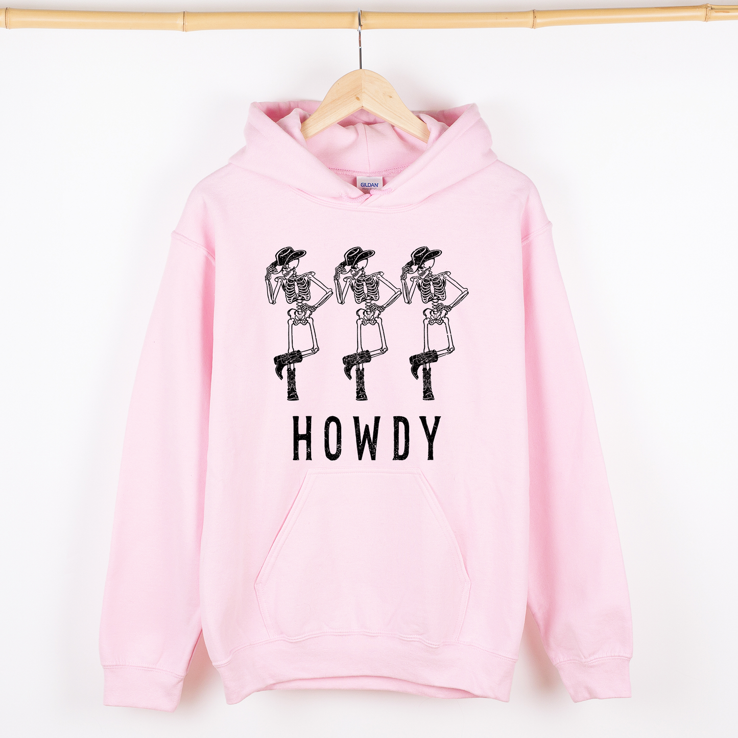 Howdy Skeleton Funny Graphic Hoodie Hooded Sweatshirt Refinery Number One