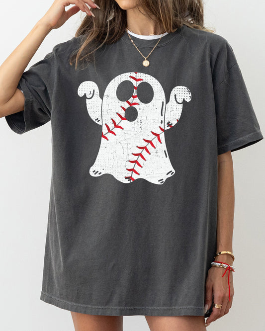 Baseball Ghost, Spooky, Skeleton, Funny, Witch, Aesthetic, Meme, Halloween, Costume, Tshirt Comfort Colors T-Shirt