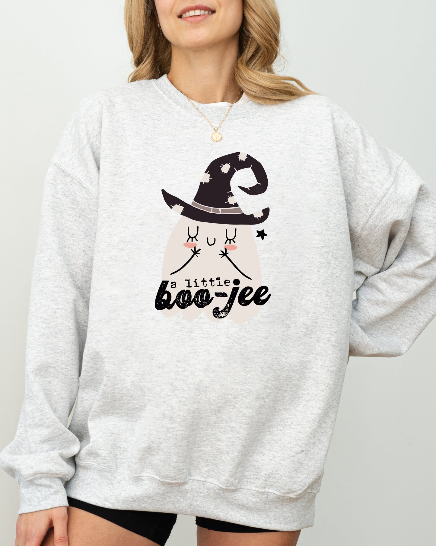 Halloween Funny Boo-Jee Ghost Skeleton Costume Sweatshirt