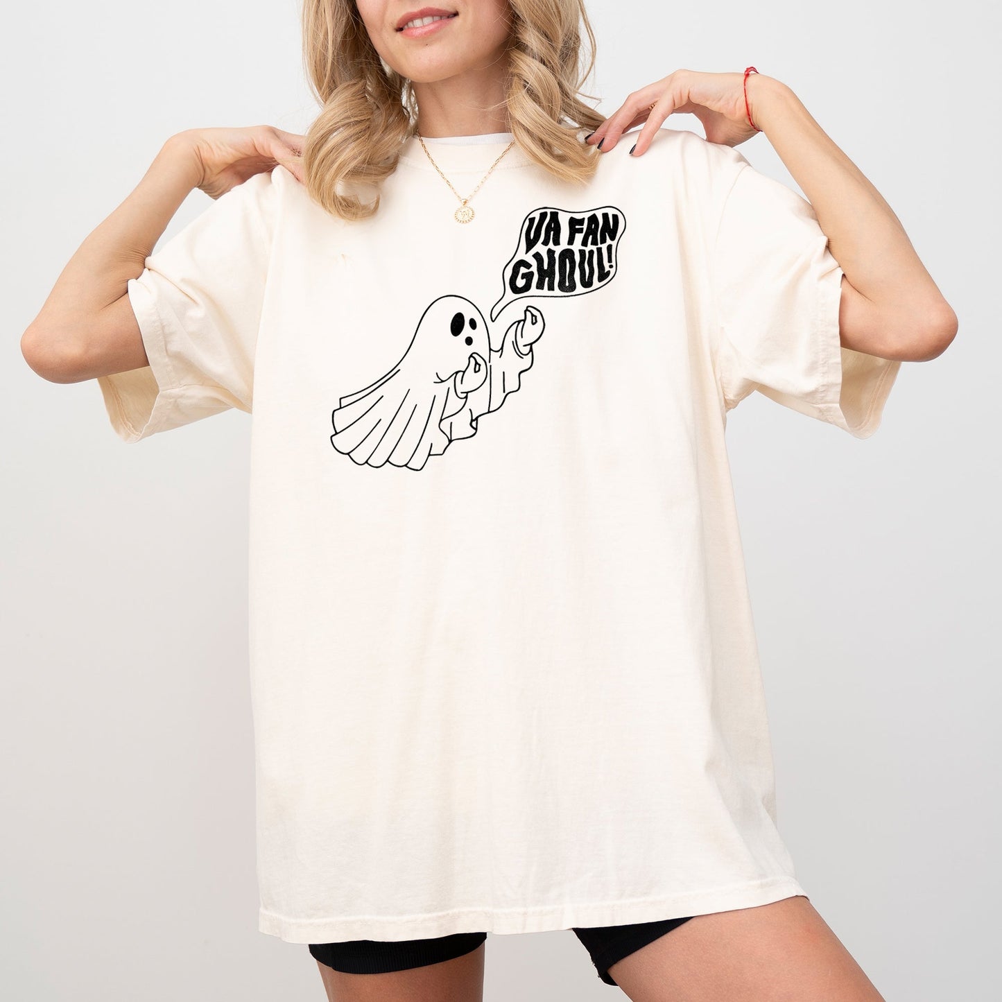 Va Fan Ghoul, Skeleton, Spooky, Ghost, Funny, Witch, Aesthetic, Meme, Halloween, Costume, Tshirt Comfort Colors T-Shirt