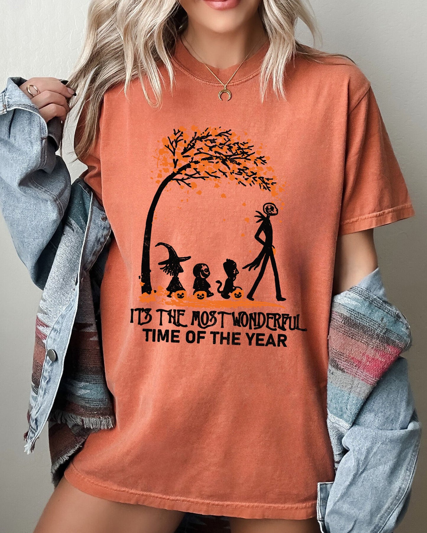 It's The Most Wonderful Time, Horror Movie, Skeleton, Spooky, Ghost, Funny, Witch, Aesthetic, Meme, Halloween, Costume, Tshirt Comfort Colors T-Shirt
